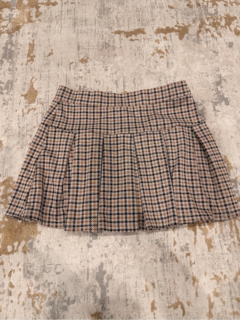 American Eagle Plaid Pleated Mini Skirt – Small